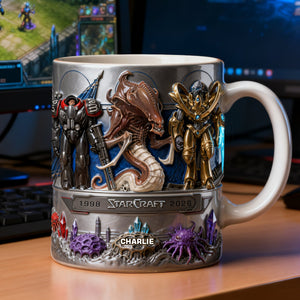 Futuristic Space Warrior Coffee Mug - Personalized Gifts 01nalu120226