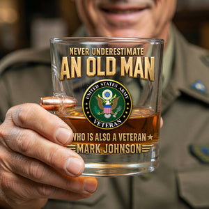 Bullet Round Glass - Personalized Gifts For Veterans 05tyqn120626