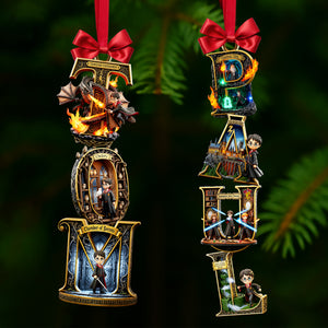Magical Alphabet Ornament - Personalized Gift For Christmas Ornament 10HYLU211025