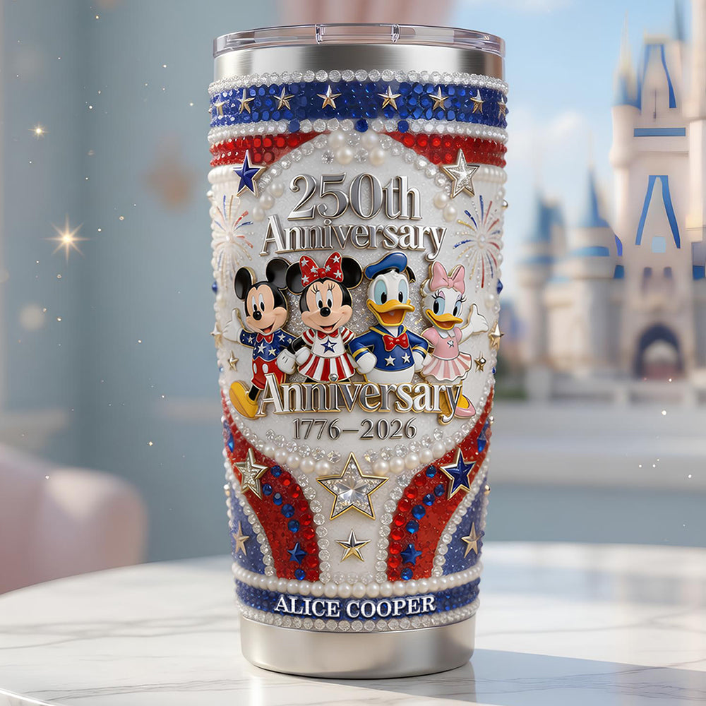 250th USA Anniversary 20oz Tumbler - Personalized Gifts For Patriots 03pgdt290426