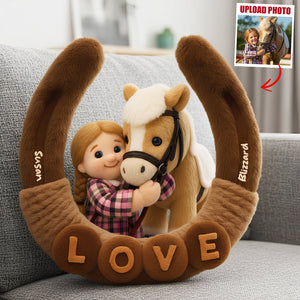 Horse Lovers Pillow Custom Photo Gifts 04NADT111125