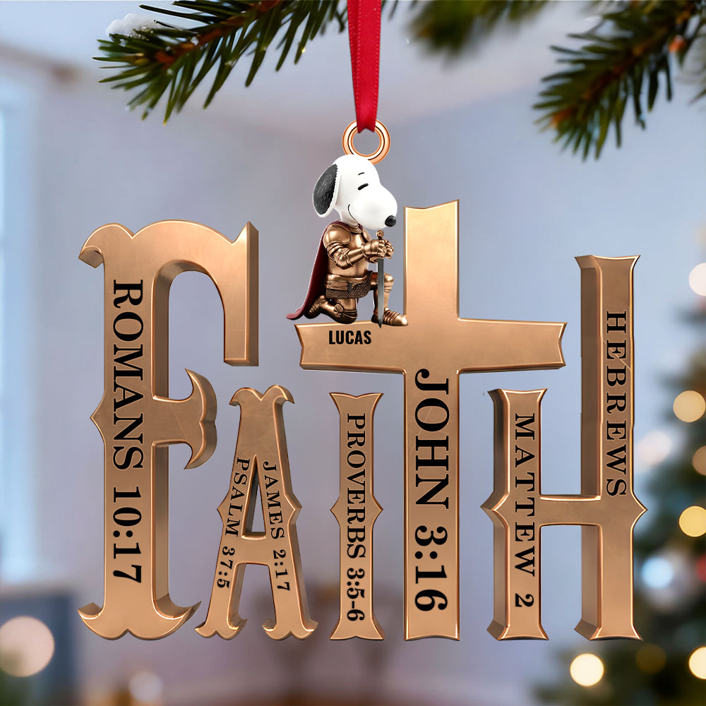 Faith Christmas Ornament - Personalized Gifts For Christians 04totn281025