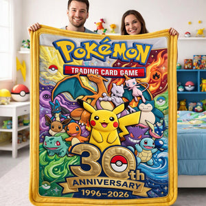 30th Anniversary Creature Blanket - Personalized Gifts 05nalu260926