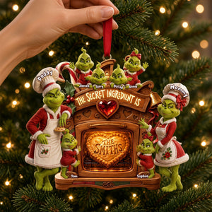 Jolly Christmas Family Acrylic Ornament - Personalized Gifts For Family 05palu040926-Homacus