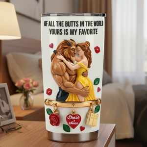 Romantic Fairytale Couple Tumbler - Personalized Gift For Couples 01NALU060126