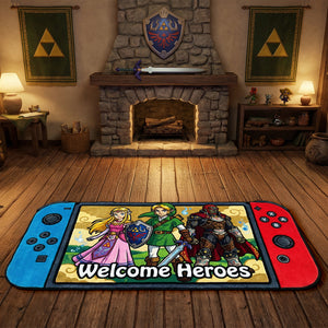 Gaming Console Custom Shape Doormat - Gifts For Game Lover Doormat 03NAQN290126