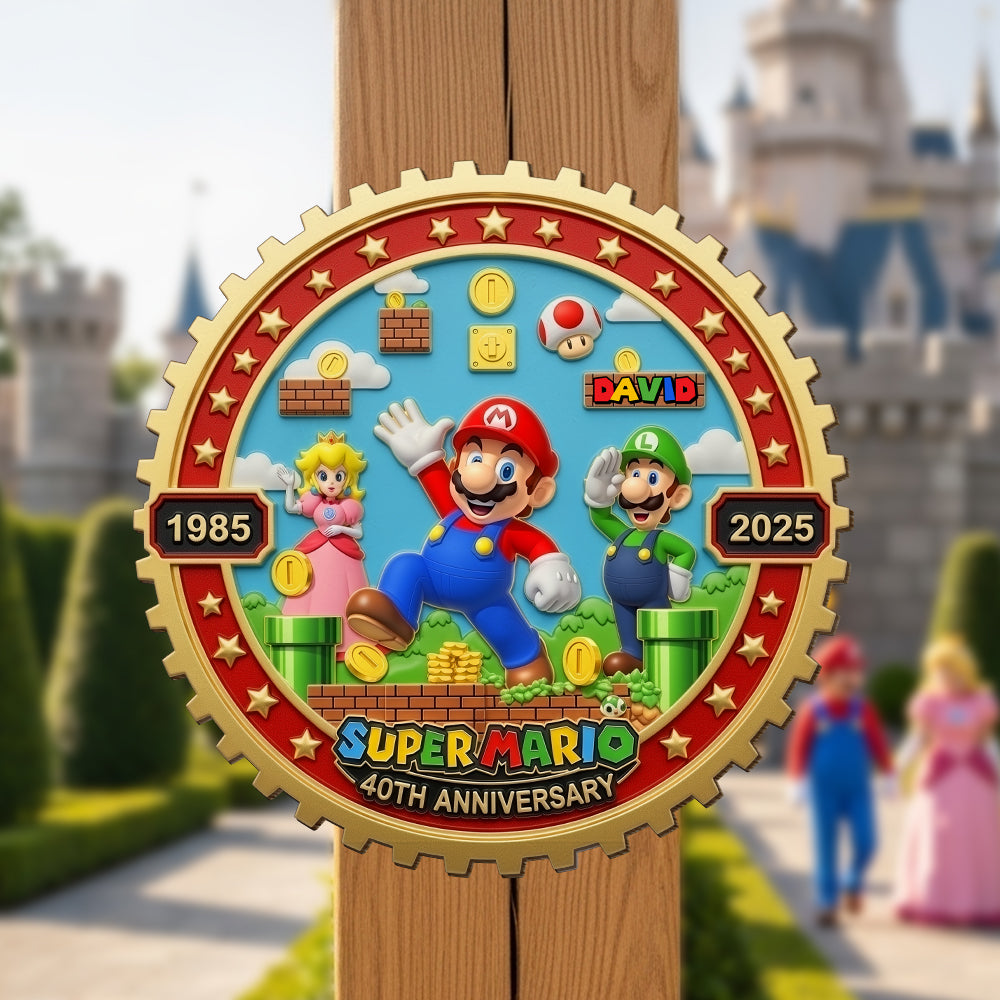 Personalized Gifts For Game Fans Wood Sign, 40th Anniversary Retro Adventure 05tgtn070725