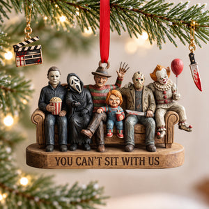 Midnight Slashers Merry Christmas Acrylic Ornament - Personalized Christmas Gifts For Horror Lovers 04nalu081026