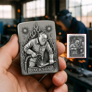 Welder Lighter - Personalized Gift For Lighter Welder 03NAMG070825