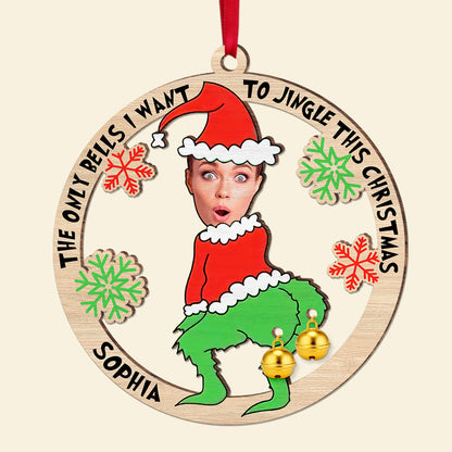 Custom Photo Gifts For Couple, Christmas Wood Ornament 05TOQN141024 - Ornament - GoDuckee
