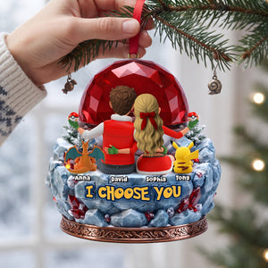 Family Pocket Creatures Christmas Ornament - Personalized Gifts For Family 02ohlu290826