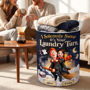 Eternal Affection Quilted Laundry Basket - Personalized Gifts For Couples 01toqn020726