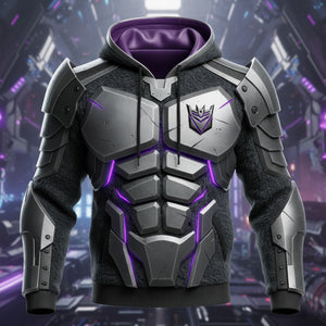 Cyber Armor 3D Hoodie - Personalized Gifts 03HYQN111125