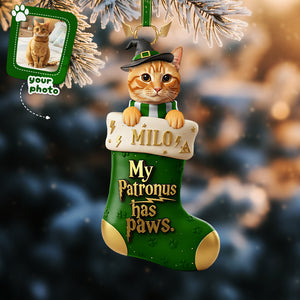 Personalized Gifts For Christmas, Dog Cat Custom Photo Acrylic Ornament 04tota161025