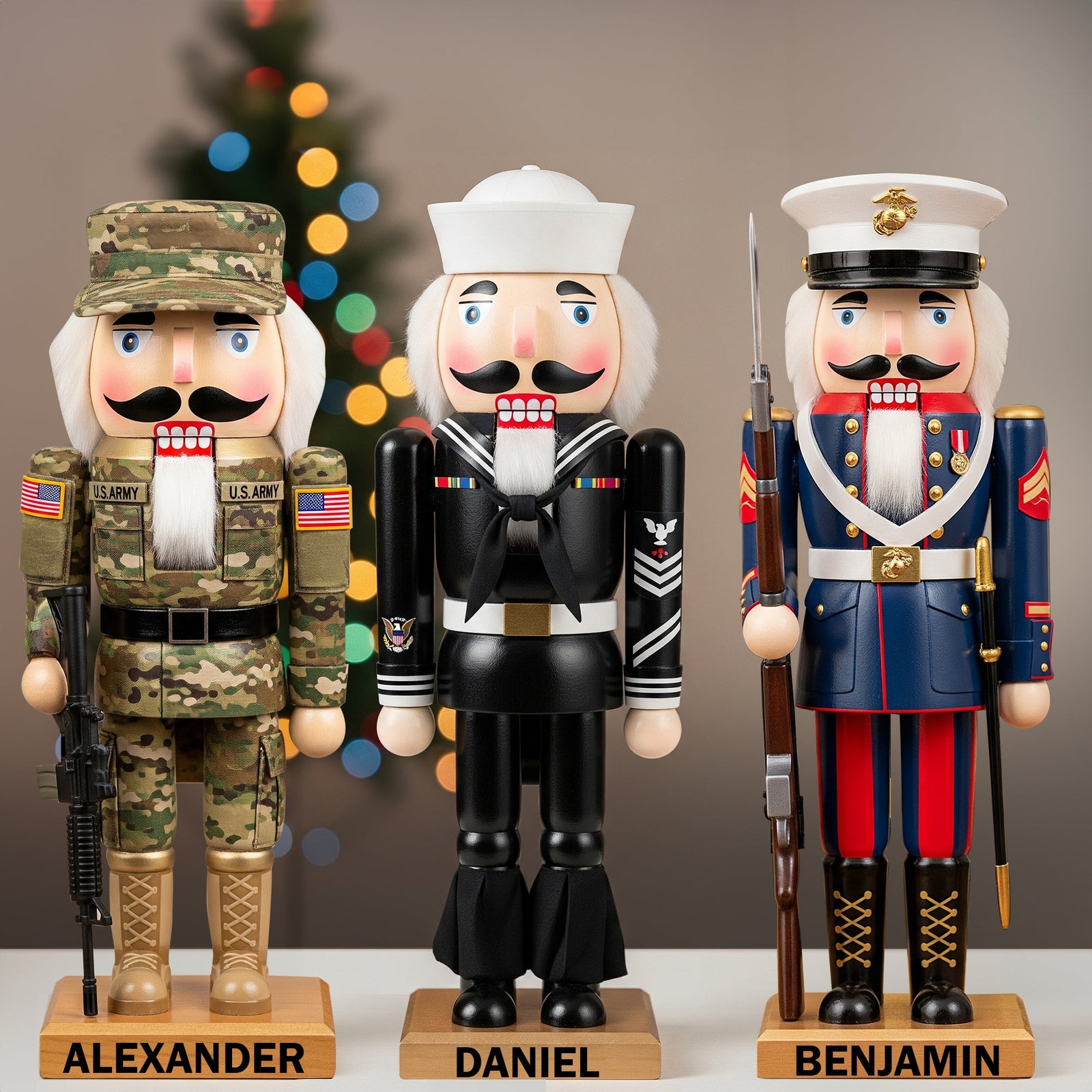 Service Pride Nutcracker Acrylic Plaque - Personalized Gifts For Veteran 04HYLU170925