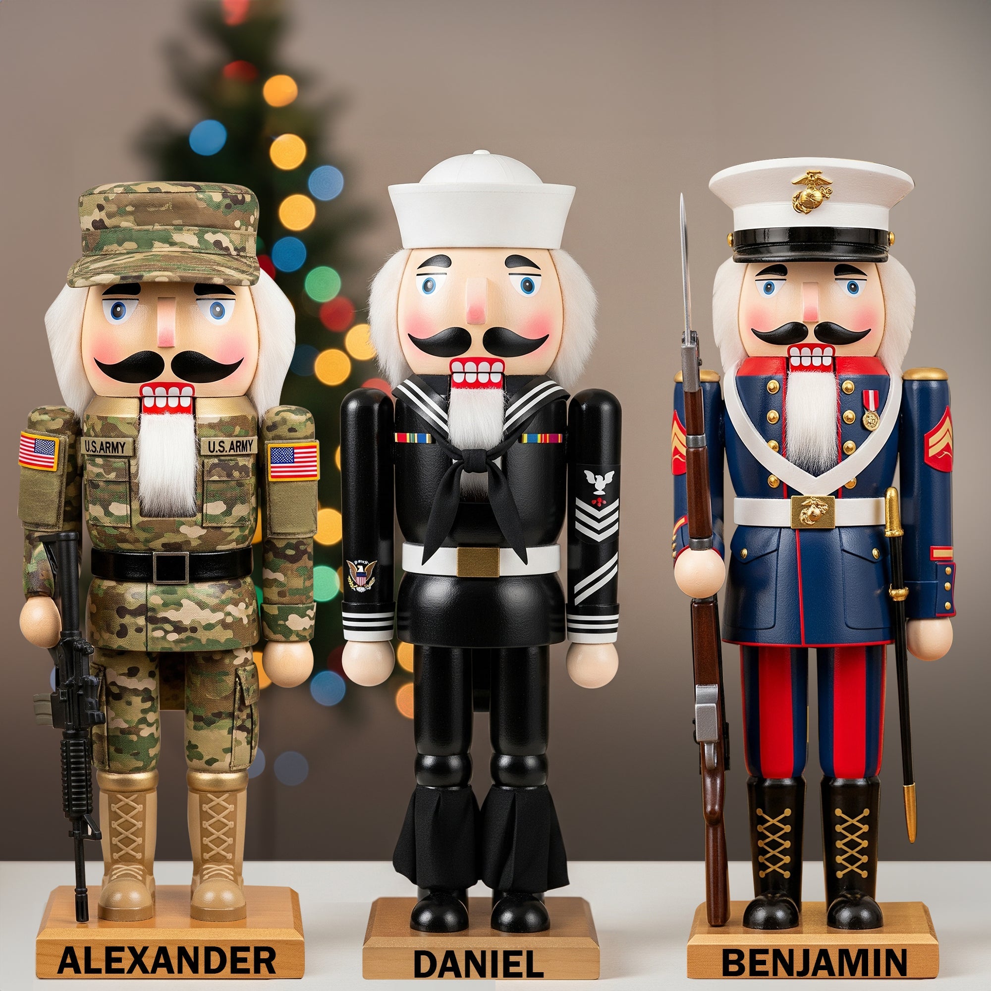Service Pride Nutcracker Acrylic Plaque - Personalized Gifts For Veteran 04HYLU170925