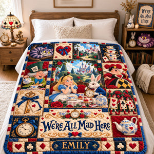 75th Anniversary Whimsical World Blanket - Personalized Gifts For Childhood Blanket 02HADH061026