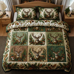 Deer Quilt Bedding Set Special Line 03tgdt011225