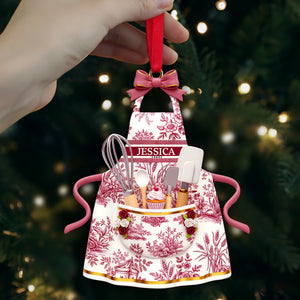 Baking Apron Ornament - Personalized Gifts For Cooking Lovers 01pglu071125