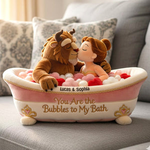 Romantic Shower Couple Pillow  - Personalized Gifts For Couple 03natn151225