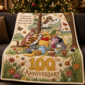100th Anniversary Childhood Cartoon Blanket - Personalized Gifts For Christmas Blanket 03PADT021026