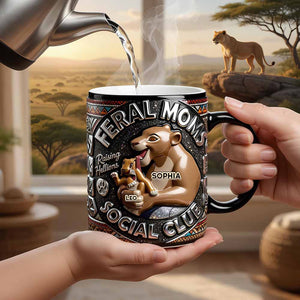 Feral Moms Social Club Magic Mug - Personalized Gifts For Moms 02qhdt210426
