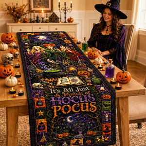 Midnight Spell Table Runner - Personalized Halloween Gifts 03hudt130826