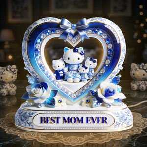 Lovely Mama Mom Toile De Jouy Custom Shape Light Box - Personalized Gifts For Mom 01PGTA150426