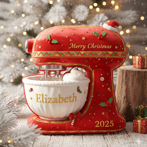 Cute Baking Mixer Pillow-Personalized Christmas Gifts For Baking Lovers 04PGTN051125