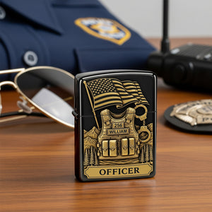 Police Lighter - Personalized Gift For Police Officer 04TOMG310725
