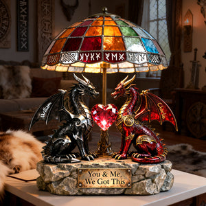 Viking Couple Light Box Personalized Gifts For Couple  05PGLU070226
