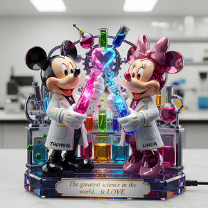 Great Scientist Couple Light Box - Personalized Gift For Couples 01PADT061225