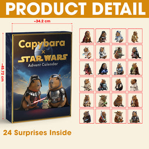 Capybara Mystery Adventure Advent Calendar Blind Box – Christmas Gift 05KIQN111125