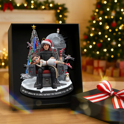 Forever Love Christmas Ornament, Personalized Gifts For Couple 03NAQN190925