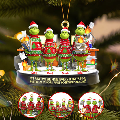 Personalized Gifts For Christmas, Coworker Acrylic Ornament 03namg180925-Homacus