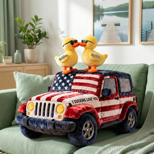 Duck Couple Custom Shape Pillow - Personalized Gifts For Couples 02ohmg091225
