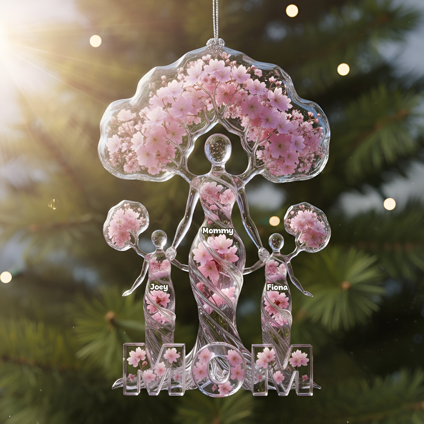 Gracefully Elegant Mom Tree Of Life Ornament, Personalized Gifts For Mom 01qhlu011025