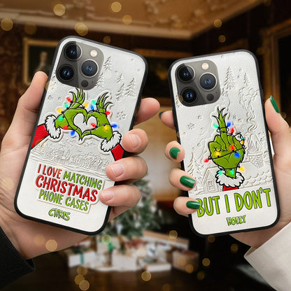 Funny Green Couple Phone Case - Personalized Gifts For Couple 02tgta140825