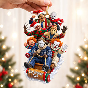 Villain Christmas Squad Ornament - Personalized Gifts For Christmas Ornament 06QHDT290826