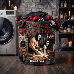 Playful Couple Laundry Basket - Personalized Gift For Couples 05OHDH110726