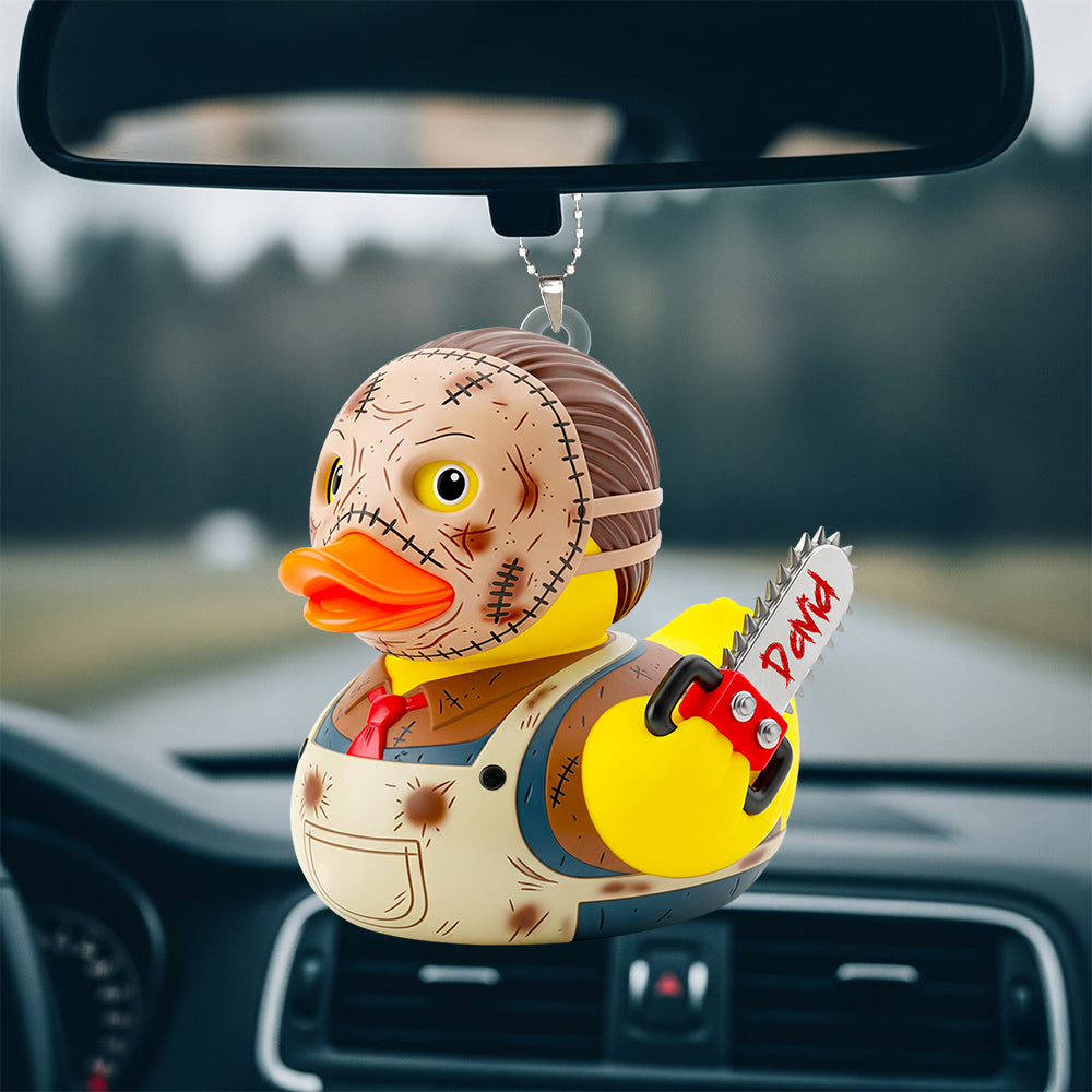 Horror Duck Car Ornament Personalized Gifts For Movie Fans 01PGDT210825