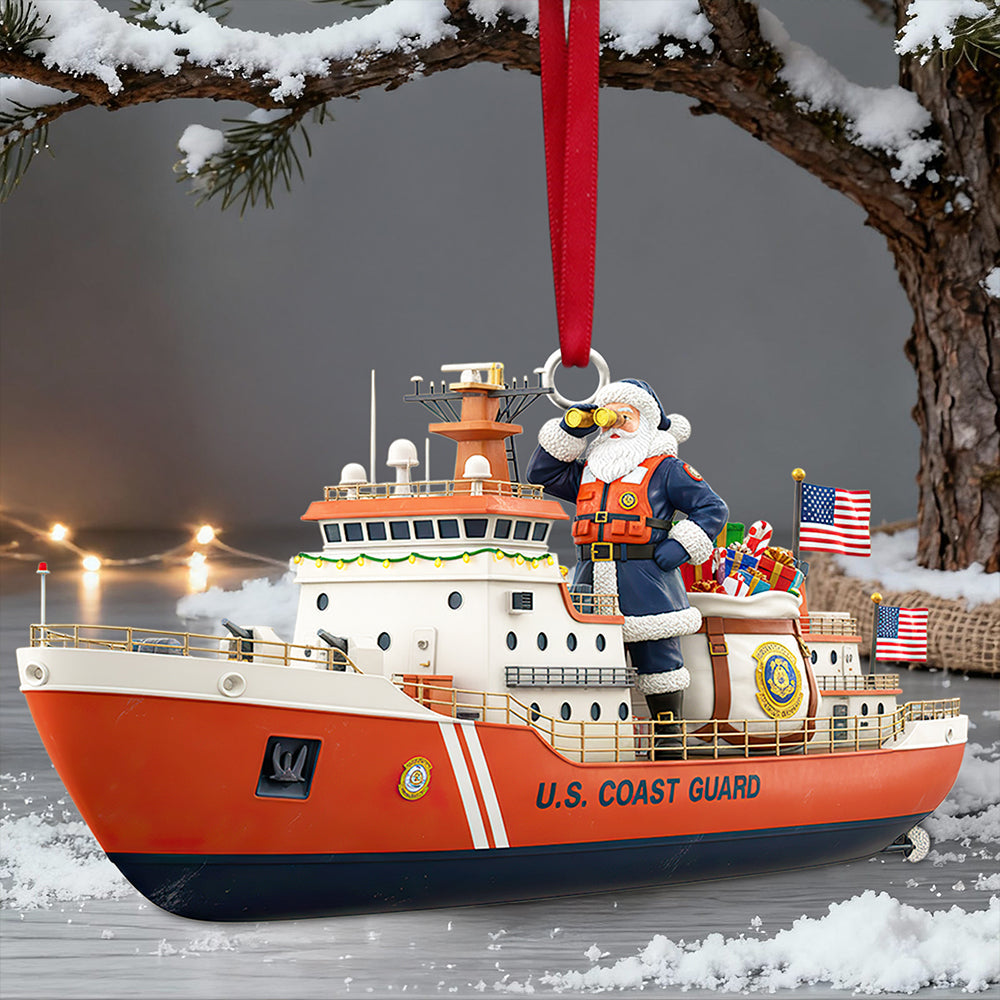 Santa Service Christmas Ornament Personalized Gifts 01HYDT111125