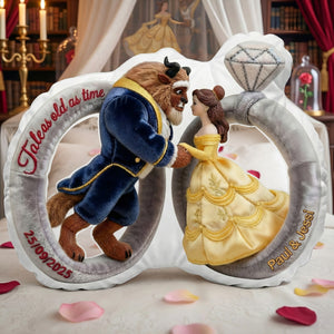 Romantic Fairytale Couple Pillow  - Personalized Gifts For Couple 04tglu181225