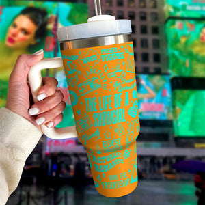 Quirky Graphic Tumbler 40oz Tumbler - Colorful Gifts For Fans 01HYQN230825