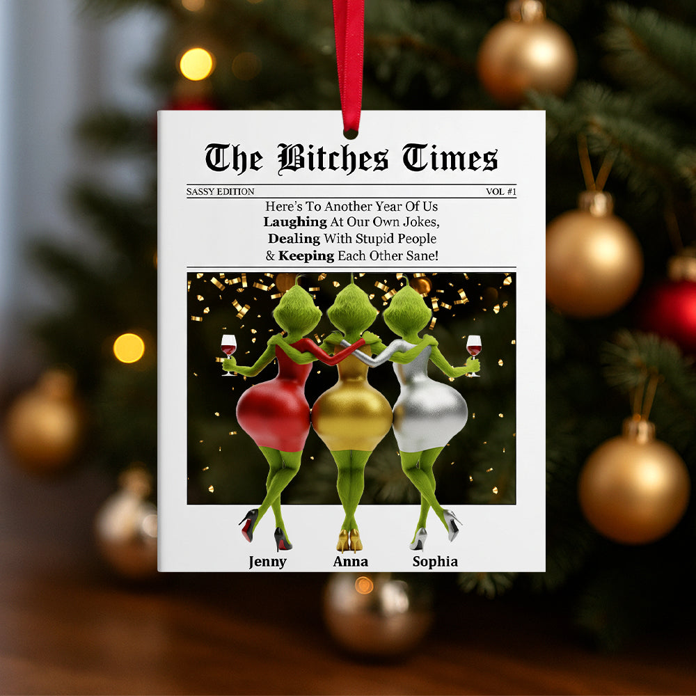 Personalized Gifts For Best Friends Christmas Ornament 03natn170925