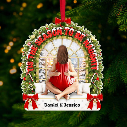 Spicy Couple Ornament - Personalized Christmas Gifts For Couple 04OHLU110825
