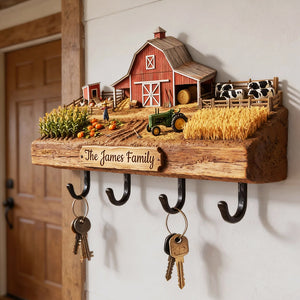Farming Acrylic Key Hanger - Personalized Gifts For Farmers 04kita181225