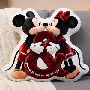 Romantic Couple Custom Shape Pillow - Personalized Gifts For Couples 02ohdt091225