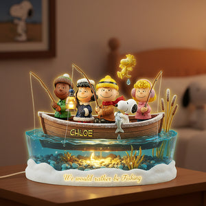 Fishing Acrylic Light Box, Personalized Gifts For Fishing Lovers 05pata031125