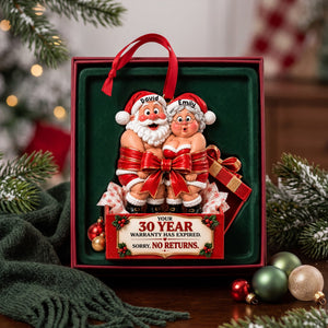 Partners In Sleigh Christmas Ornament - Personalized Gifts For Couple 02NALU210926